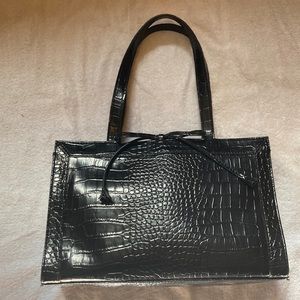 Liz Claiborne Black Patent Bag